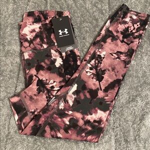 Under Armour Pink and Black Patterned Leggings